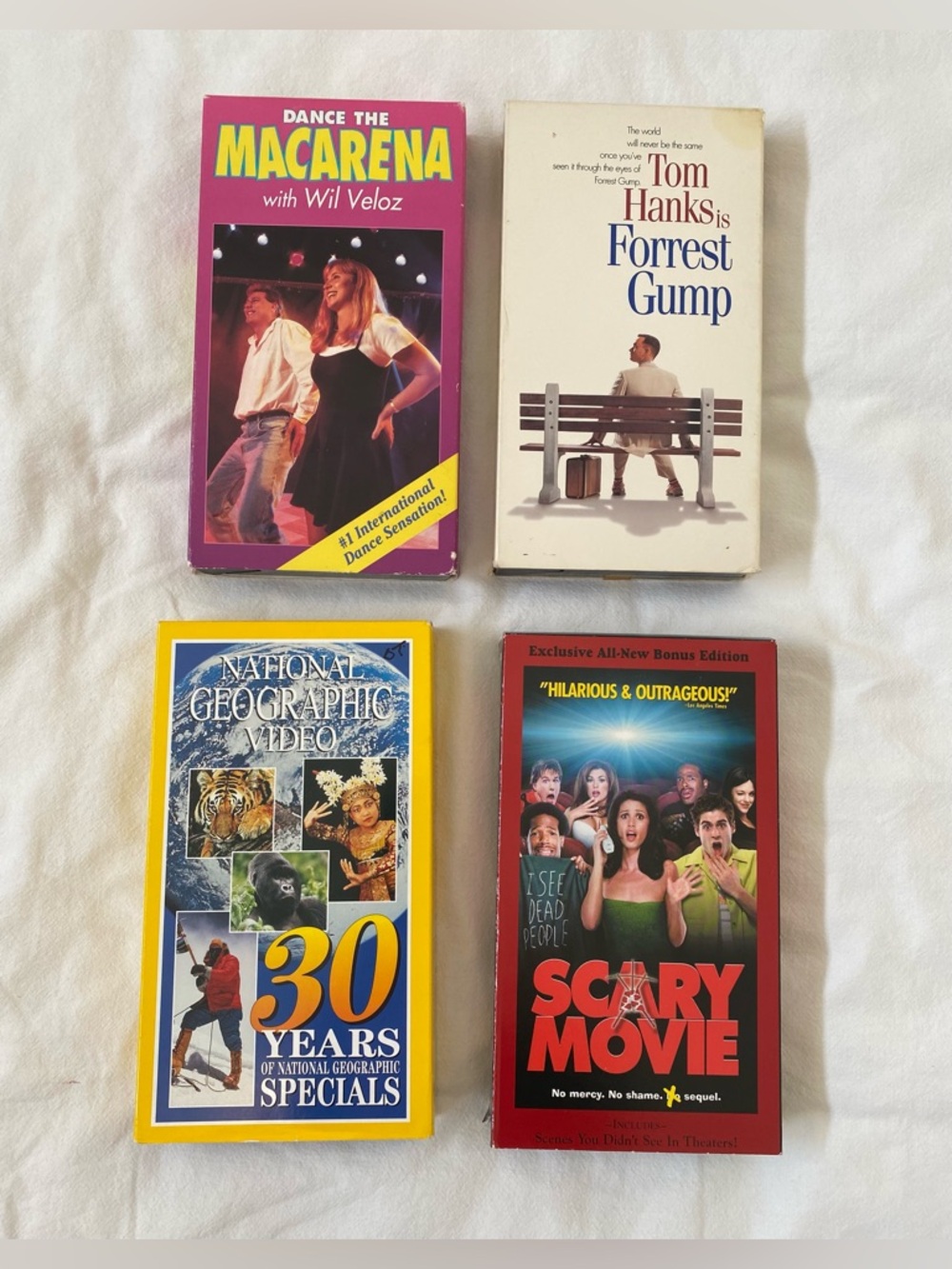 VHS Tapes (Set of 4)